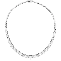triplicity diamond line necklace 1 medium